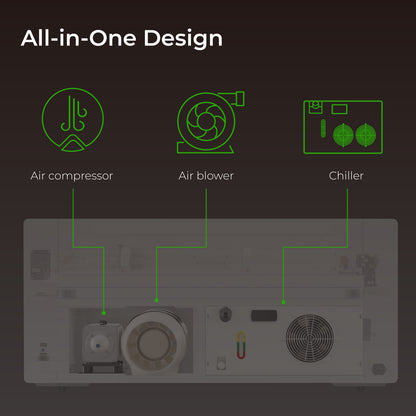 MIRA5S 30~60W 데스크탑 레이저 가공기(조각 및 커팅기)